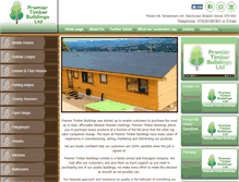 Tablet Screenshot of premiertimberbuildings.co.uk